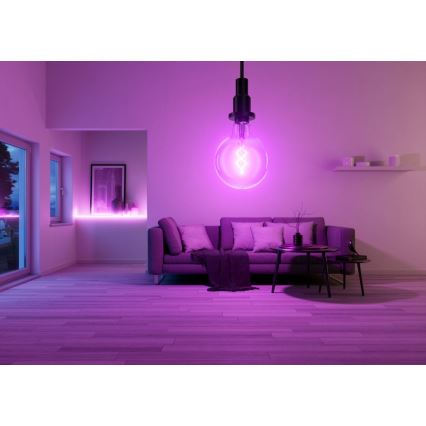 LED RGBW Himmennettävä polttimo SMART+ FILAMENT E27/4,8W/230V 2700-6500K Wi-Fi - Ledvance