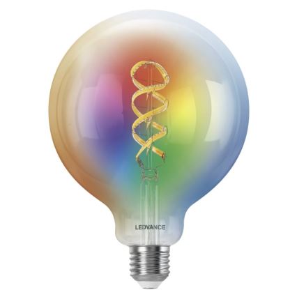 LED RGBW Himmennettävä polttimo SMART+ FILAMENT E27/4,8W/230V 2700-6500K Wi-Fi - Ledvance