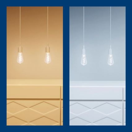 LED RGBW Himmennettävä polttimo ST64 E27/6,3W/230V 2200-6500K Wi-Fi - WiZ