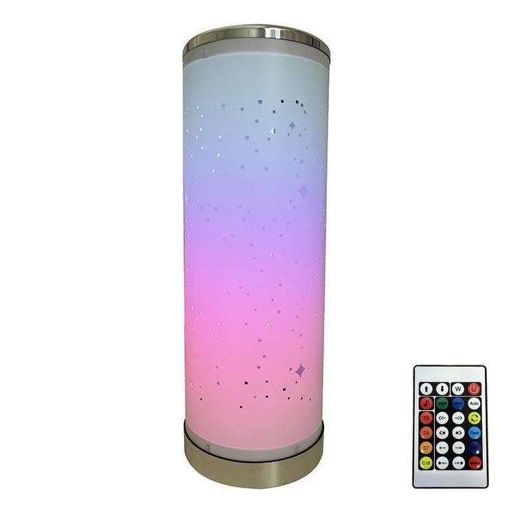 LED RGBW Himmennettävä pöytävalaisin LED/5W/230V + kauko-ohjaus