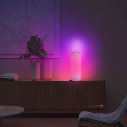 LED RGBW Himmennettävä pöytävalaisin LED/5W/230V + kauko-ohjaus