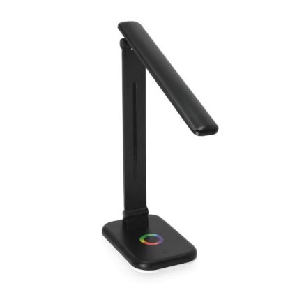 LED RGBW Himmennettävä pöytävalaisin NOBLITE LED/7W/5V 3000/4000/6500K musta