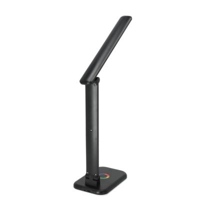 LED RGBW Himmennettävä pöytävalaisin NOBLITE LED/7W/5V 3000/4000/6500K musta