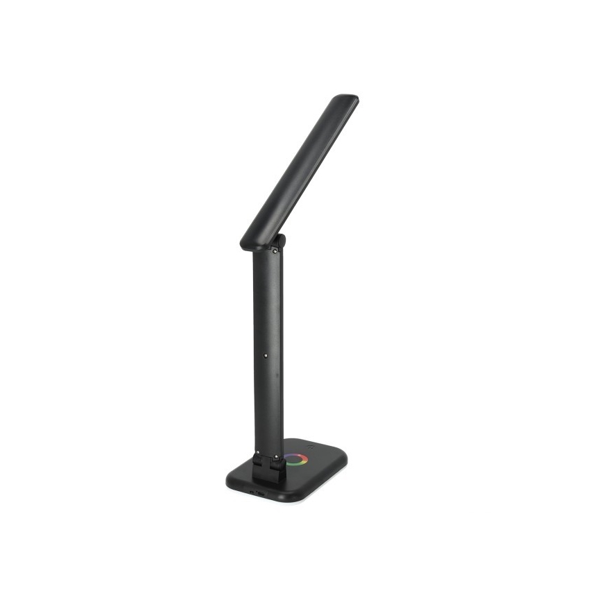 LED RGBW Himmennettävä pöytävalaisin NOBLITE LED/7W/5V 3000/4000/6500K musta
