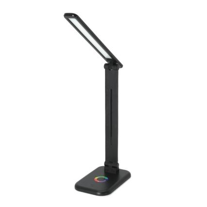 LED RGBW Himmennettävä pöytävalaisin NOBLITE LED/7W/5V 3000/4000/6500K musta