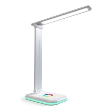 LED RGBW Himmennettävä pöytävalaisin NOBLITE LED/7W/5V 3000/4000/6500K valkoinen