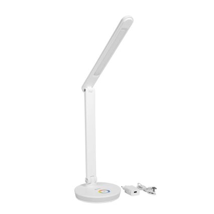 LED RGBW Himmennettävä pöytävalaisin virta pankki -toiminto LED/12W/5V 2800-6000K valkoinen