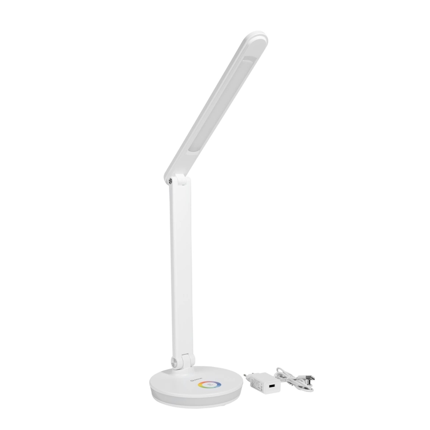 LED RGBW Himmennettävä pöytävalaisin virta pankki -toiminto LED/12W/5V 2800-6000K valkoinen