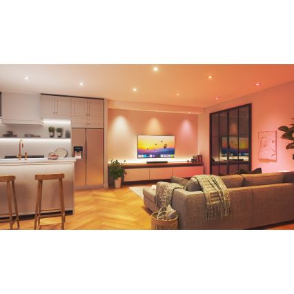 Nanoleaf - LED RGBW Himmennettävä riippuva kattovalaisin ESSENTIALS LED/6W/230V 2700-6500K CRI 90 Wi-Fi
