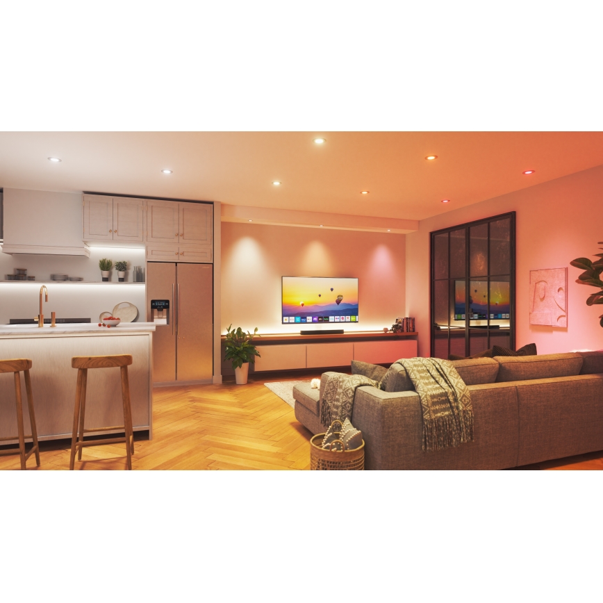 Nanoleaf - LED RGBW Himmennettävä riippuva kattovalaisin ESSENTIALS LED/6W/230V 2700-6500K CRI 90 Wi-Fi