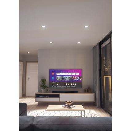 Nanoleaf - LED RGBW Himmennettävä riippuva kattovalaisin ESSENTIALS LED/6W/230V 2700-6500K CRI 90 Wi-Fi