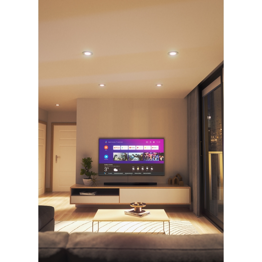 Nanoleaf - LED RGBW Himmennettävä riippuva kattovalaisin ESSENTIALS LED/6W/230V 2700-6500K CRI 90 Wi-Fi