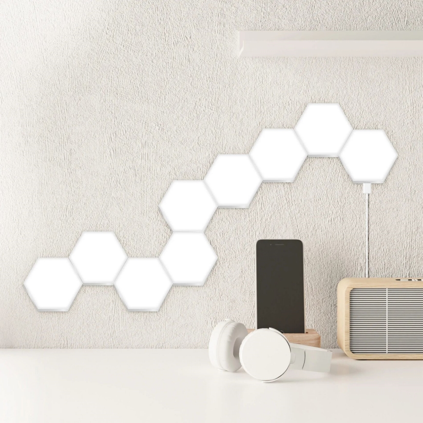 SETTI 9x LED RGBW Himmennettävä seinä koristeellinen valo MAYA LED/1W/230V + kauko-ohjaus