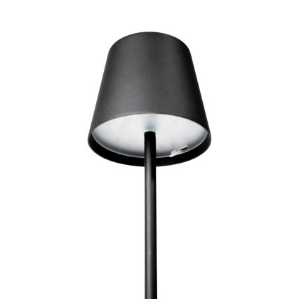 LED RGBW Himmennettävä ulko rechargeable lamppu LED/4W/4000 mAh 3000/4000/5500K IP44 musta