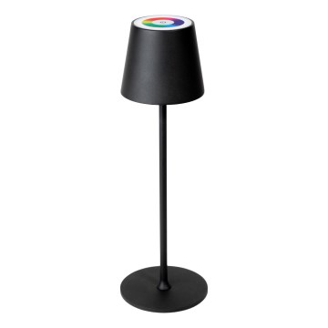 LED RGBW Himmennettävä ulko rechargeable lamppu LED/4W/4000 mAh 3000/4000/5500K IP44 musta