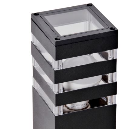 LED RGBW himmennettävä ulkovalaisin TEKSAS 1xE27/12W/230V 2700-6500K Wi-Fi 74 cm IP44 antrasiitti