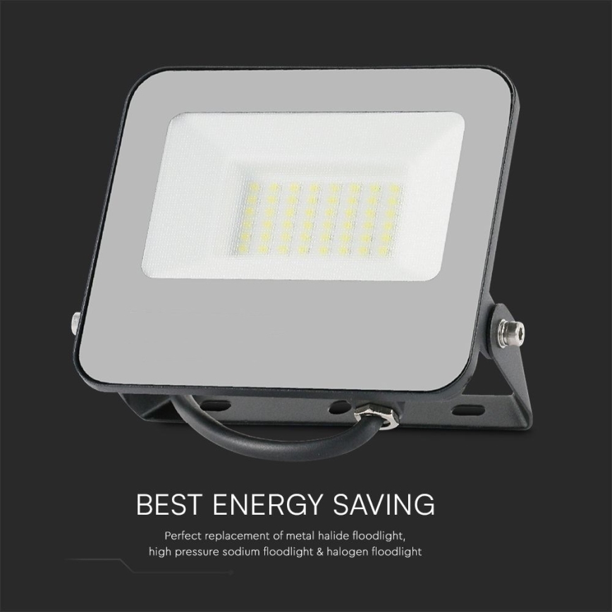 LED RGBW Himmennettävä valonheitin LED/30W/230V IP65 harmaa + kauko-ohjaus