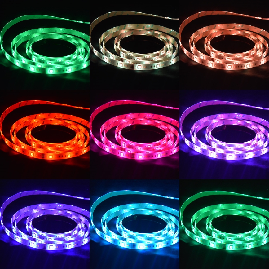 LED RGBW Kylpyhuoneen himmennettävä nauha LED/7,5W/12V IP65 3m Wi-Fi Tuya