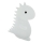 LED RGBW Lasten kosketus lamppu LED/1W/5V USB 1200 mAh dinosaurus