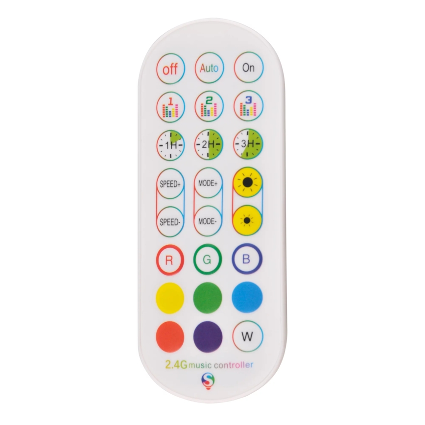 LED RGBW Himmennettävä lattiavalaisin MAGICAL LED/7W/230V + kauko-ohjaus