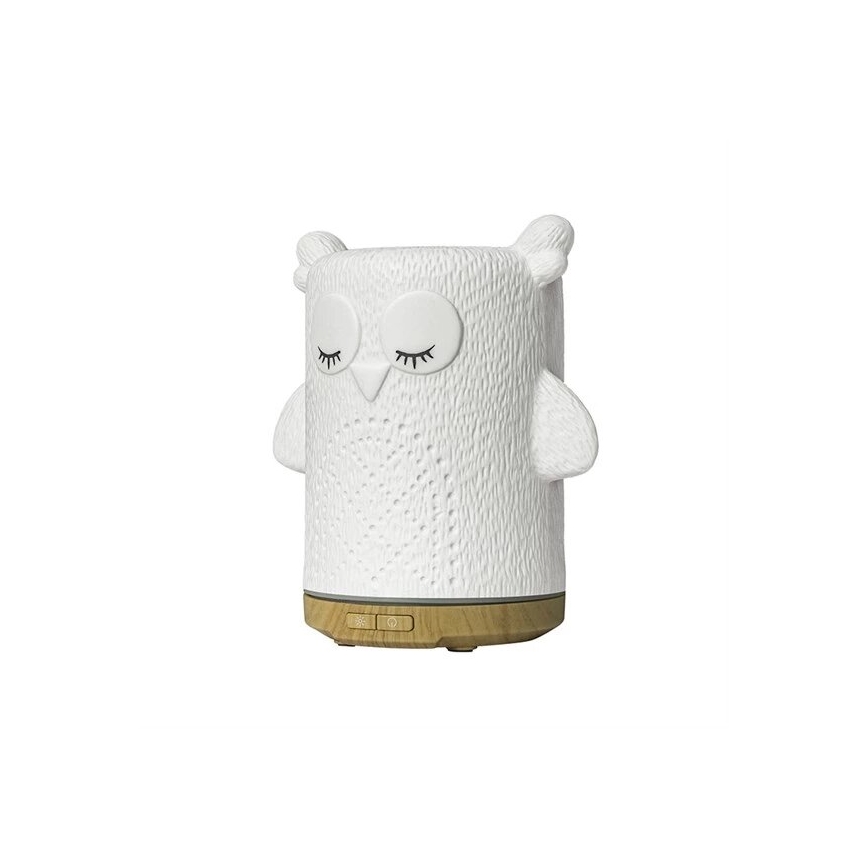 LED RGBW Tuoksudiffuuseri LED/8W/230V 100 ml pöllö