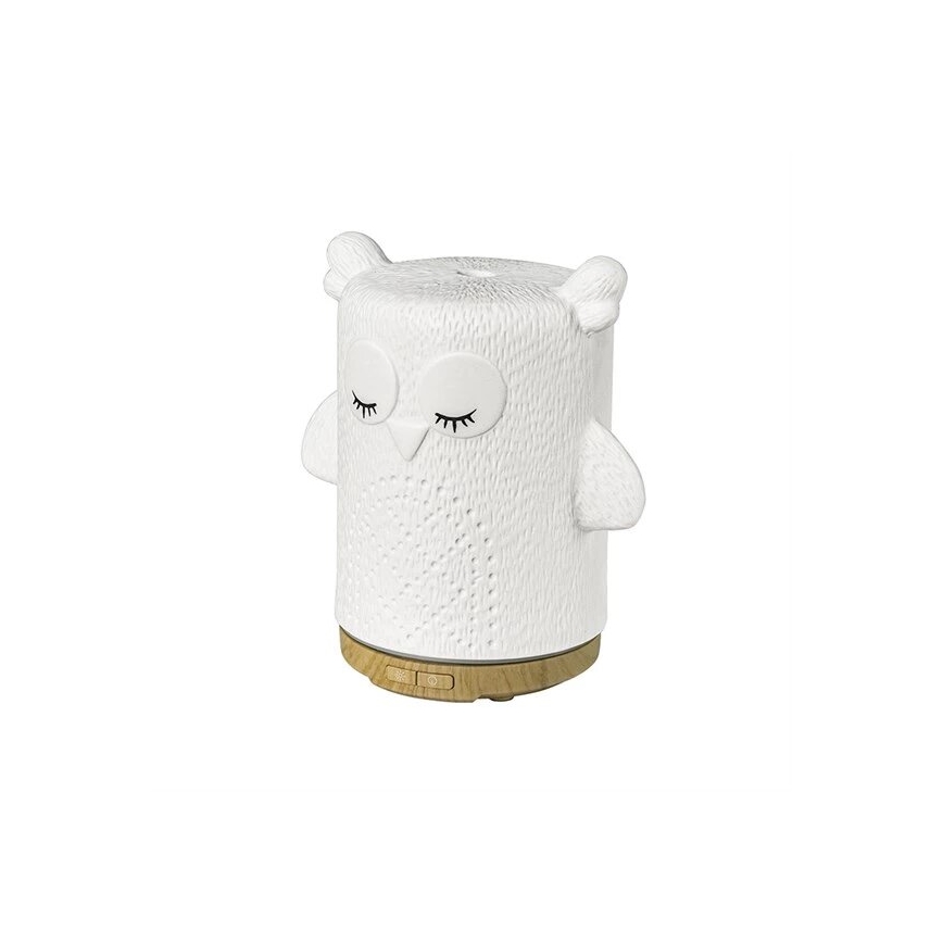 LED RGBW Tuoksudiffuuseri LED/8W/230V 100 ml pöllö