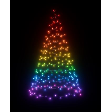Nanoleaf - LED RGBW Ulkotila Jouluketju ESSENTIALS 250xLED 2x10m 2700-6500K Wi-Fi IP44