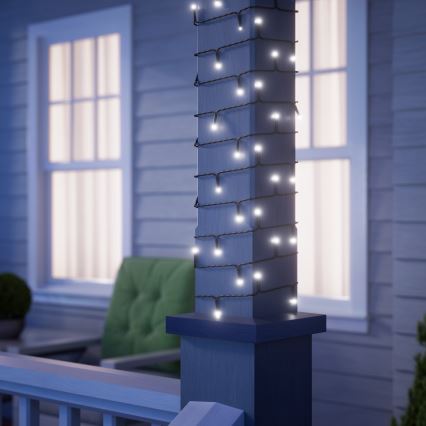 Nanoleaf - LED RGBW Ulkotila Jouluketju ESSENTIALS 250xLED 2x10m 2700-6500K Wi-Fi IP44