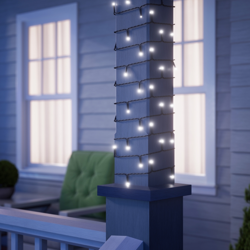 Nanoleaf - LED RGBW Ulkotila Jouluketju ESSENTIALS 250xLED 2x10m 2700-6500K Wi-Fi IP44