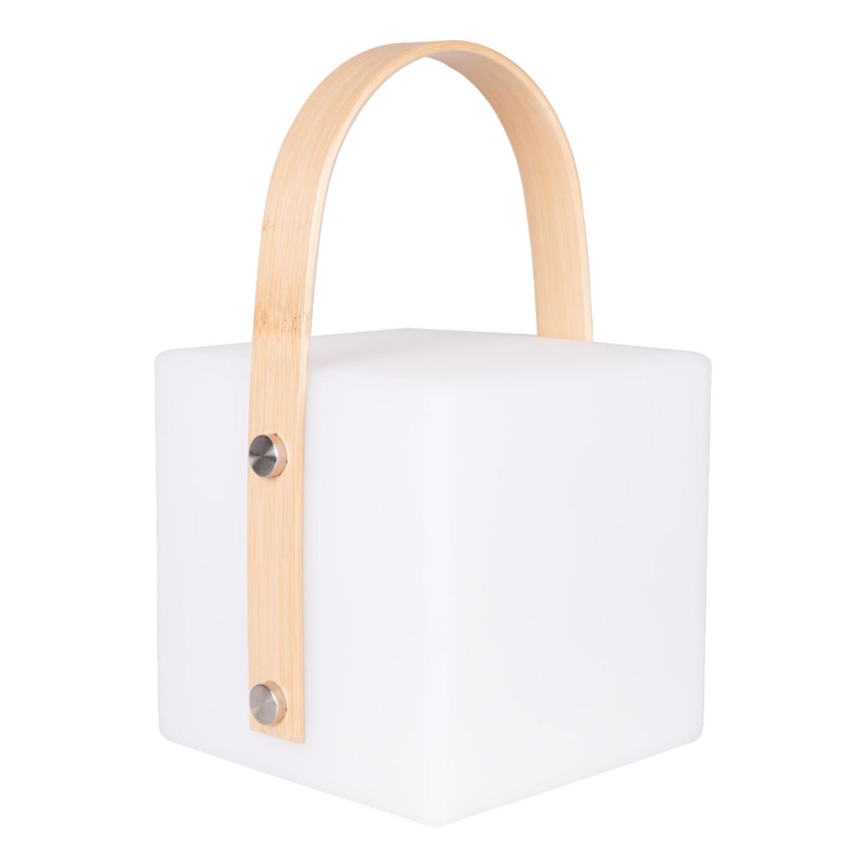 LED RGBW ulkovalaisin MAJORKA LED/0,5W/5V USB 1200 mAh IP44 valkoinen