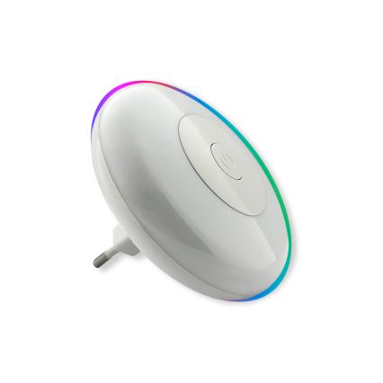 LED RGBW Yövalo LED/1W/230V valkoinen