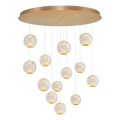 LED-riippuvalaisin CREMONA 13xLED/5W/230V 3000K kulta