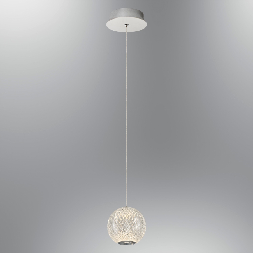 LED-riippuvalaisin CREMONA 1xLED/5W/230V 3000K mattakromi