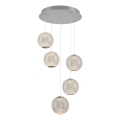 LED Riippuvalaisin CREMONA 5xLED/5W/230V 3000K matt kromi