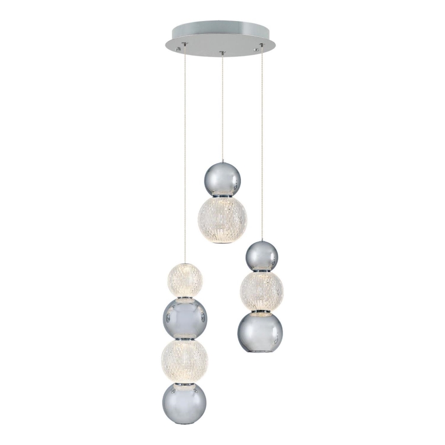 LED-riippuvalaisin CREMONA LED/17W/230V 3000K mattakromi