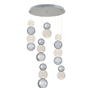 LED Riippuvalaisin CREMONA LED/34W/230V 3000K mattakromi