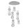 LED Riippuvalaisin CREMONA LED/34W/230V 3000K mattakromi