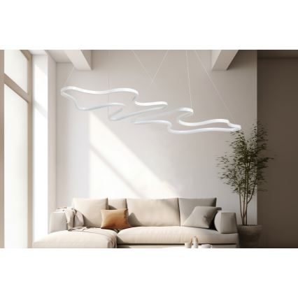 LED-riippuvalaisin DUPLE ARTISAN LED/80W/230V 6500K valkoinen