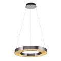 LED-riippuvalaisin JESI LED/35W/230V 3000K halkaisija 60 cm hopea