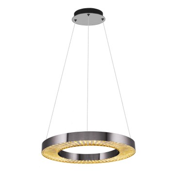 LED-riippuvalaisin JESI LED/35W/230V 3000K halkaisija 60 cm hopea