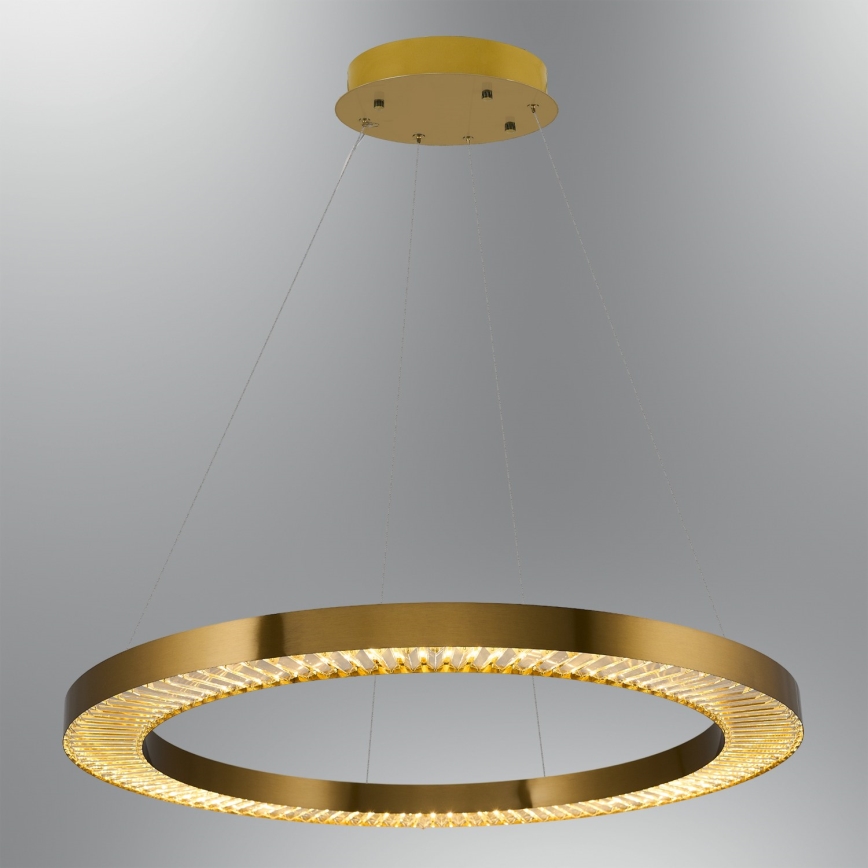 LED Riippuvalaisin JESI LED/90W/230V 3000K halkaisija 100 cm pronssi