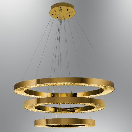 LED Riippuvalaisin JESI LED/99W/230V 3000K 100 cm pronssi