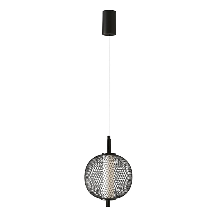 LED-riippuvalaisin kaapelilla PUMA LED/10W/230V halkaisija 20 cm musta