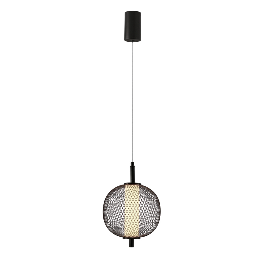 LED-riippuvalaisin kaapelilla PUMA LED/10W/230V halkaisija 20 cm musta