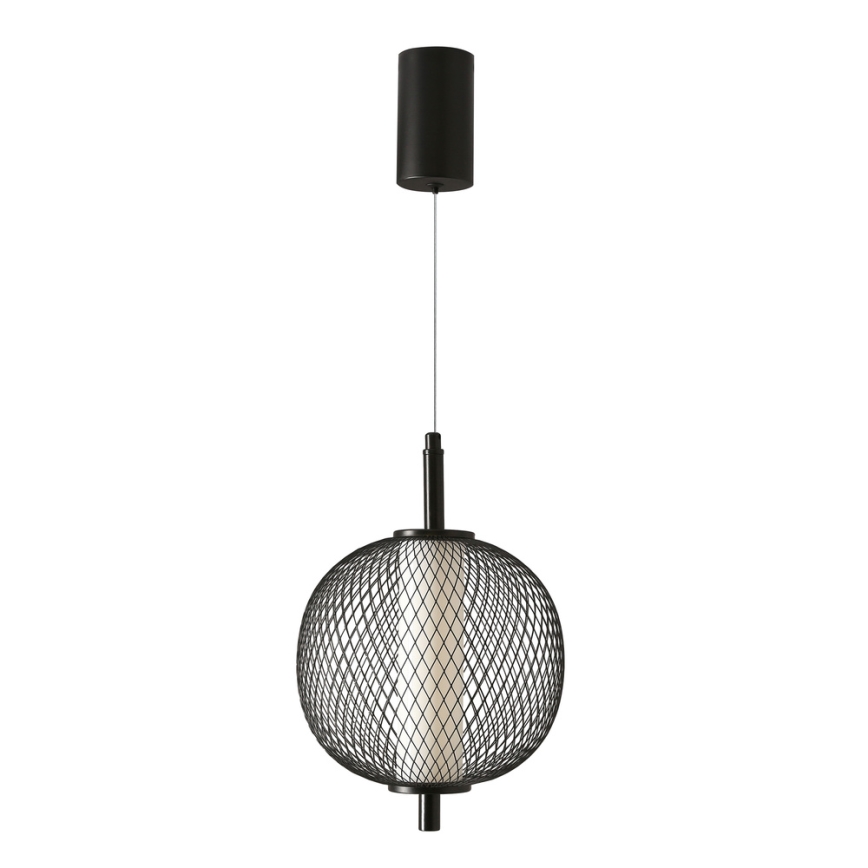 LED-riippuvalaisin kaapelilla PUMA LED/10W/230V halkaisija 20 cm musta