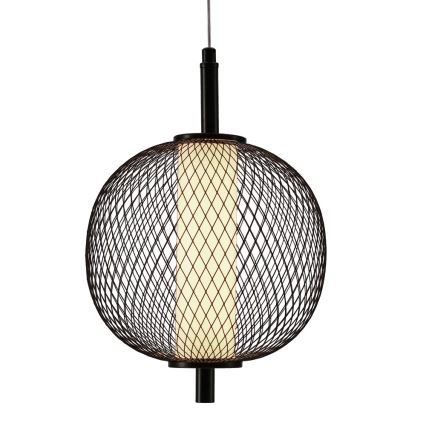 LED-riippuvalaisin kaapelilla PUMA LED/10W/230V halkaisija 20 cm musta