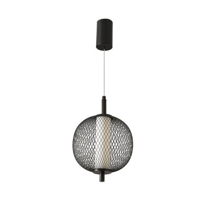 LED-riippuvalaisin kaapelilla PUMA LED/10W/230V halkaisija 20 cm musta
