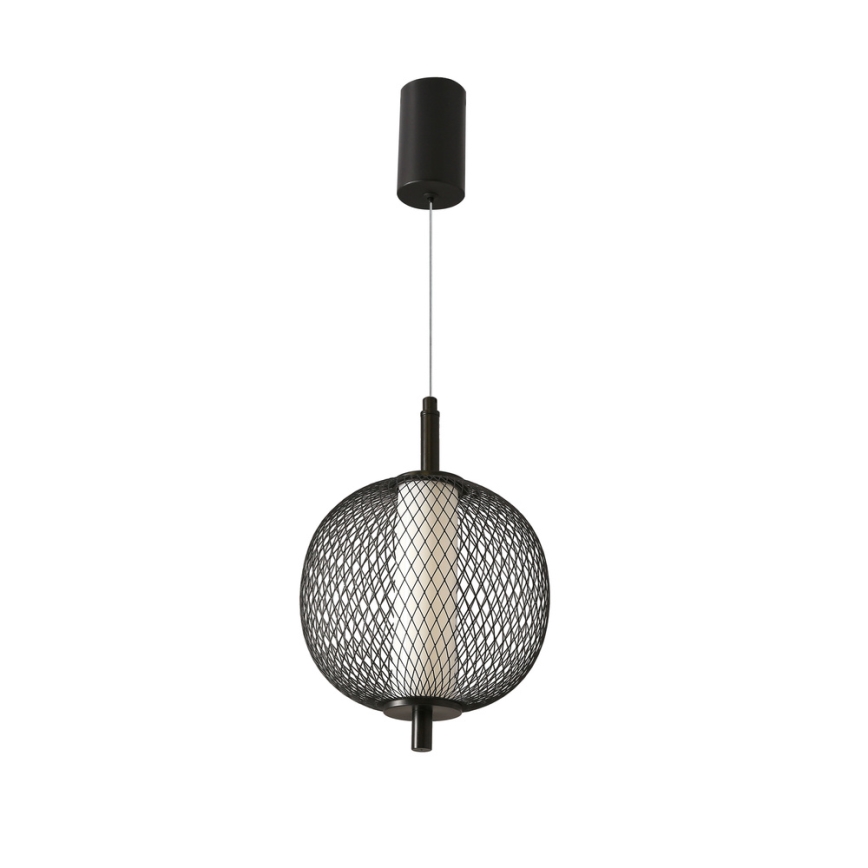 LED-riippuvalaisin kaapelilla PUMA LED/10W/230V halkaisija 20 cm musta