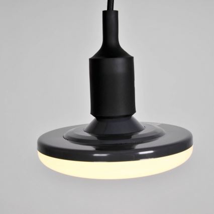 LED-riippuvalaisin KIKI 1xE27/10W/230V musta