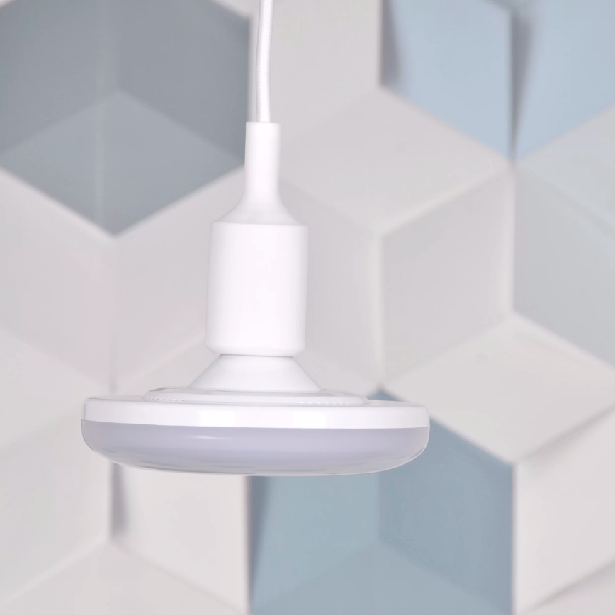 LED-riippuvalaisin KIKI 1xE27/10W/230V valkoinen